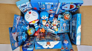 Doraemon stationery toys collection, Cute pencil, Doraemon watch, eraser, sharpner, geometry box,