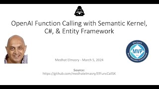 OpenAI Function Calling with Semantic Kernel, C#, & Entity Framework