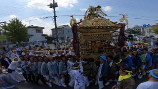 30年  木更津  八剱八幡  本社千貫神輿渡御「関東一の大神輿」半端無いです　。