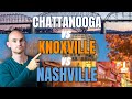 The Top 3 Cities to Live in Tennessee | Chattanooga vs Nashville vs Knoxville