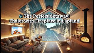 ❄️The Perfect Getaway: Chalet with Fireplace in Lapland