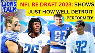 LIONS TALK LIVE MORNING SHOW!!! THE 2023 NFL RE-DRAFT SHOWS JUST HOW WELL DETROIT DID.