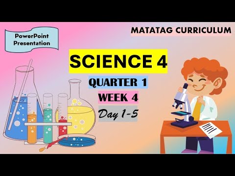 Science 4 Matatag Curriculum Quarter 1 Week 4 Day 1 5 Youtube - NBKomputer