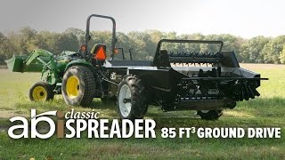 85 cuft Ground Driven ABI Classic Manure Spreader