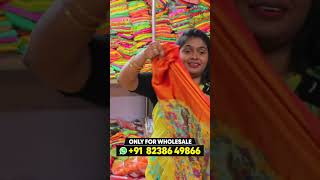 ரூ.90 முதல் பூனம் சாரீஸ் கலெக்க்ஷன்ஸ் | Poonam Sarees at Factory Price #shorts #ajmerafashion