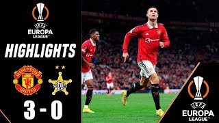 Manchester United highlights Goals   Europa League 2022