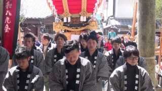 福良八幡神社春祭り 住吉町 だんじり唄「岸壁の母」