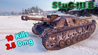 StuG III Ausf. B - 10 Frags 3.5K Damage, Master by player Jcraft153