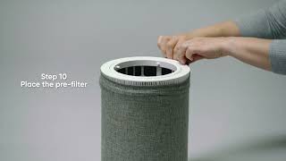 Blueair air purifier Blue - Changing the main filter