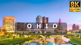 Stunning Aerial Tour of Ohio, USA / 8K Drone Footage