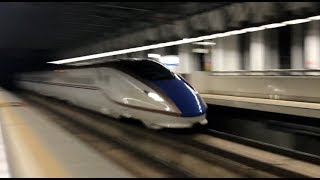 ～目の前を高速で通過！～ 北陸新幹線 新高岡駅 高速通過集！