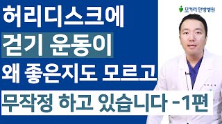 허리디스크에 걷기운동이 좋은 이유를 정확히 알아야 제대로 할 수 있습니다 – 1편