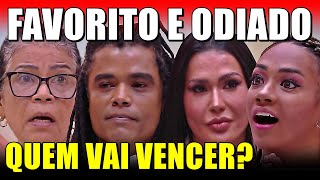 🔴BBB25: QUEM É O FAVORITO PARA VENCER e o MAIS ODIADO?