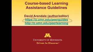 Course-based Learning Assistance Guidelines