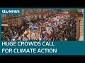 Scores of protesters worldwide maintain pressure on leaders at COP26 | ITV News