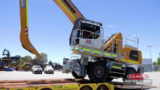 Liebherr LH50 Material Handler Delivery for C.D. Dodd