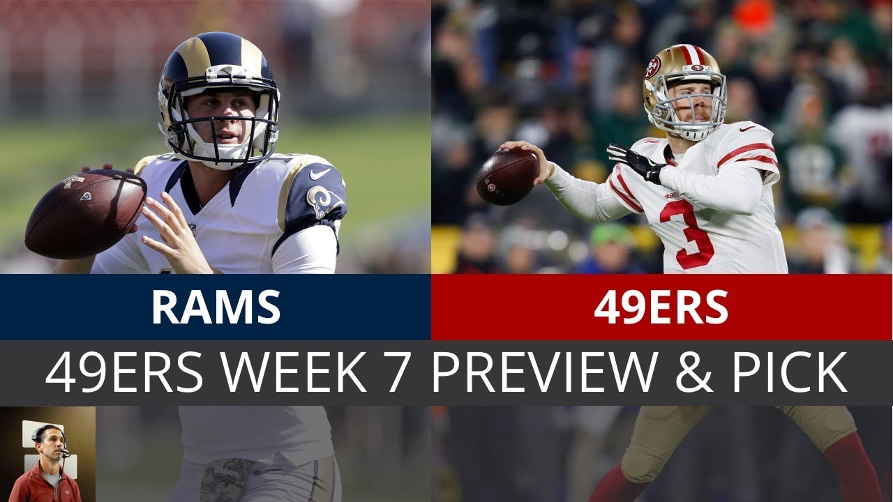 49ers Vs. Rams Week 7 Preview: Odds, Key Players & Prediction - YouTube