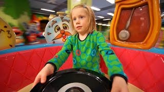 Family Fun Carousel at Busfabriken Lekland Norrköping (indoor playground)