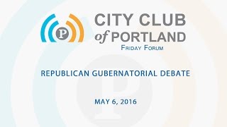 Friday Forum: Republican Governor Candidate Debate