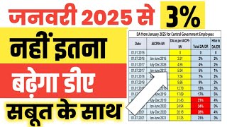 DA from January 3% या 2% हो गया कंफर्म 🔥। DA Calculator से। DA Hike News Today। AICPIN