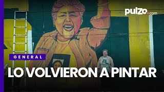 Vuelven a pintar mural que borró la Alcaldía de Medellín en honor a víctimas de La Escombrera |Pulzo