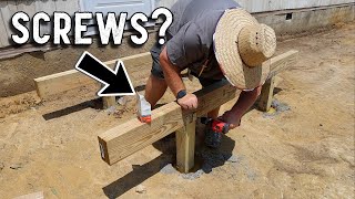 Code Approved Screws for Deck Hangers? // Mobile Home Deck Build - Pt. 1