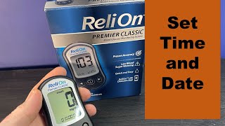 Relion Premier Classic set time and date and change the batteries