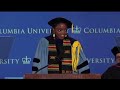 2024 columbia university commencement speech delivered by south african student. ubuntu.