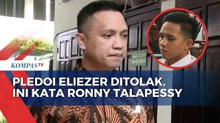 Nota Pembelaan Eliezer Ditolak Jaksa, Ini Kata Ronny Talapessy