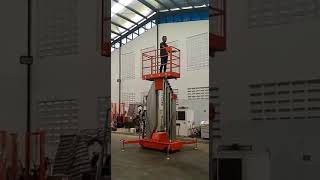 Scissor lift Alumunium / tangga electric / jawa tengah / jawa timur / surabaya / semarang / solo