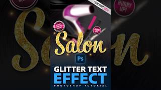 Create glitter text effect with Photoshop Generative Fill