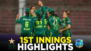 1st Innings Highlights | Pakistan Women vs West Indies Women | 4th T20I 2024 | PCB | M2F2A