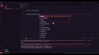 validators Python Data Validation