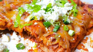 انشيلادا الدجاج المكسيكية/ Mexican enchiladas with chicken