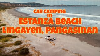 CAR CAMPING in ESTANZA BEACH | LINGAYEN PANGASINAN | FORD RANGER RAPTOR, MITSUBISHI MONTERO SPORT