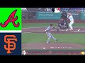 San Francisco Giants vs Atlanta Braves  inning 1-2 Game Highlights -MLB 8/13/2024-MLB Season 2024.