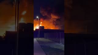 Fire, explosions rock Sherwin Williams paint facility in Texas
