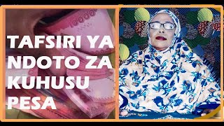 TAFSIRI YA NDOTO ZA KUHUSU PESA