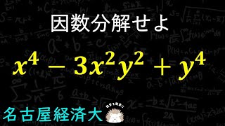 大学入試の因数分解　名古屋経済大