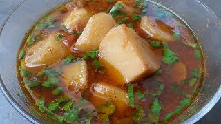 Shalgam Ki Sabzi || Turnip Curry Recipe || شوربے والے شلجم