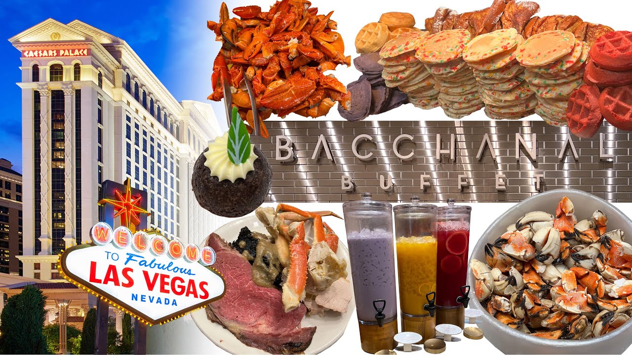 Bacchanal Buffet Las Vegas Walkthrough | Tour Of The Largest Buffet In ...