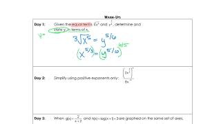 A2 Unit 9 Day 1 Notes (WU)