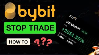 Bybit Trainning Stop Tutorial | How to use a Trailing Stop on Bybit