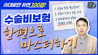 수술비보험 이대로만하면 100점입니다!