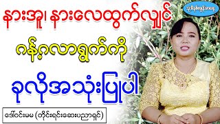 နားအူ၊ နားကိုက်လျှင် ဂန့်ဂလာရွက်ကိုသာ ခုလိုအသုံးပြုပါ