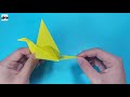 날개짓 하는 학 접는방법 종이접기 origami flapping bird