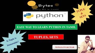 #15 Tuple and SETS in Python | Python Tutorial for Beginners