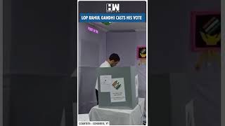 #Shorts | Delhi Elections 2025 | LoP Rahul Gandhi Casts His Vote | Congress | Polling Day