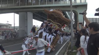 令和元年8月25日上石津だんじり修理入魂式　事故あり