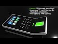 ZKTeco F22 | Ultra-thin fingerprint time attendance and access control terminal